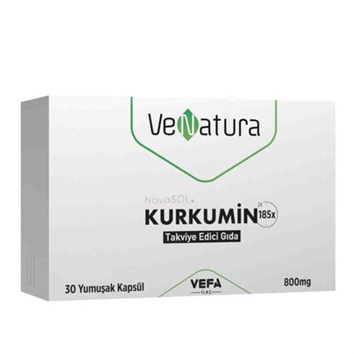 VeNatura NovaSOL Kurkumin Takviye Edici Gıda 30 Kapsül