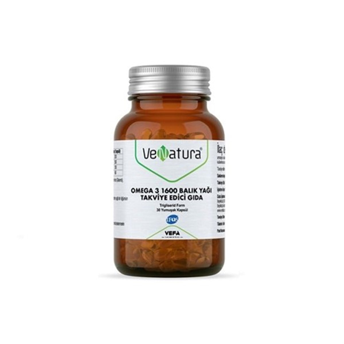 Venatura Omega 3 Balık Yağı 1600 mg 30 Kapsül
