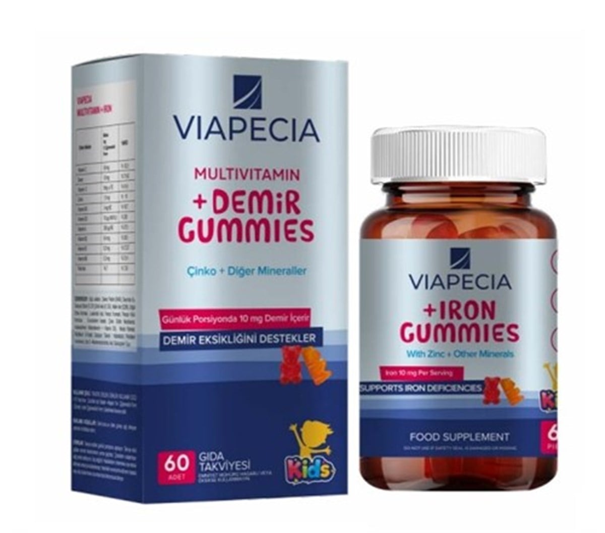 Viapecia İron Gummies 60 Pieces