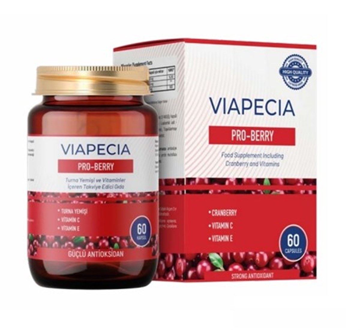 Viapecia Pro Berry 60 Kapsül