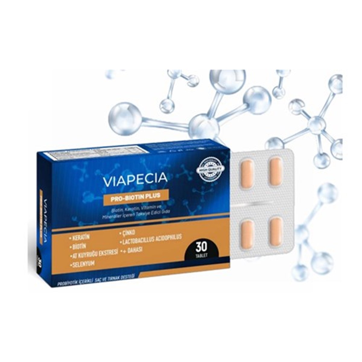 Viapecia Pro-Biotin Plus 30 Tablet