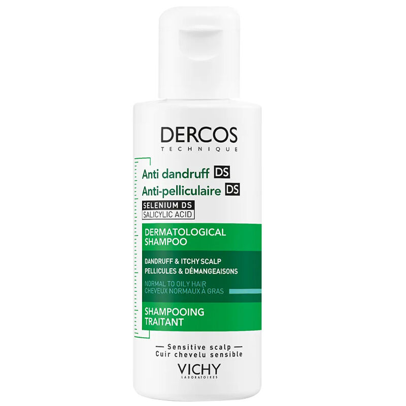 Vichy Dercos Anti-Dandruff Şampuan Normal ve Yağlı Saçlar 75 ml-Vichy