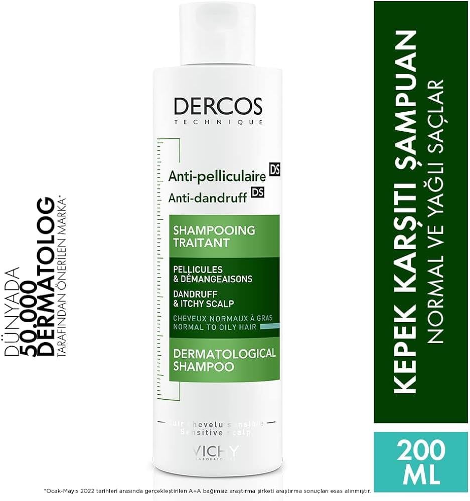 Vıchy Shampooıng Antı-Pel Gras 200 Ml Normal/Yağlı Saçlar İçin-Vichy