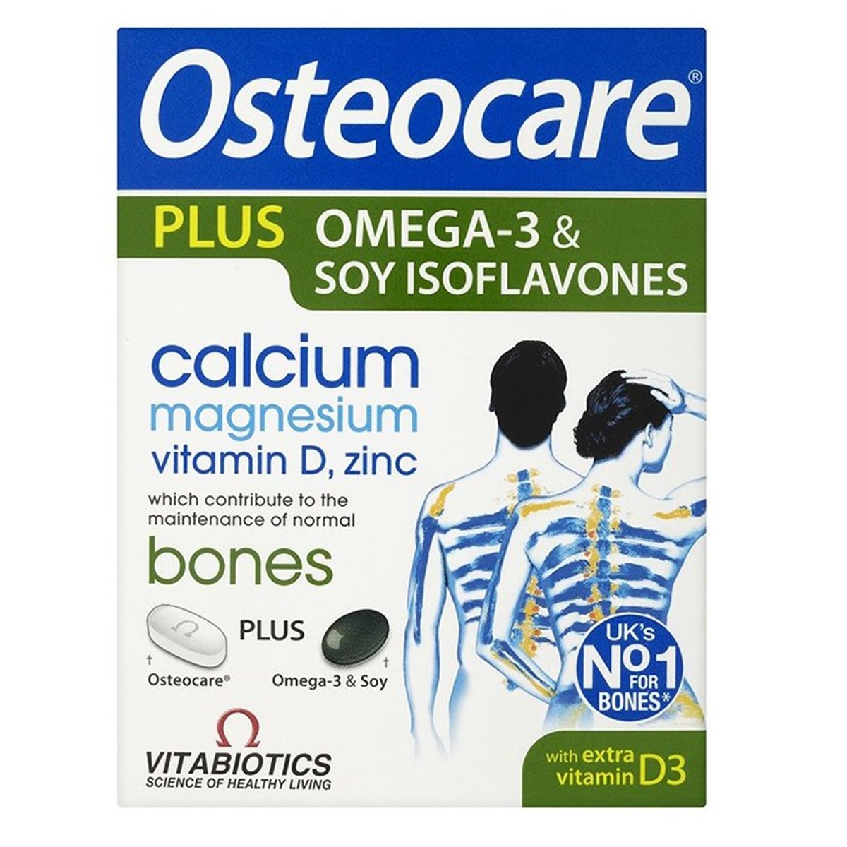 Vitabiotics Osteocare Plus Omega 3 Takviye Edici Gıda 84 Tablet