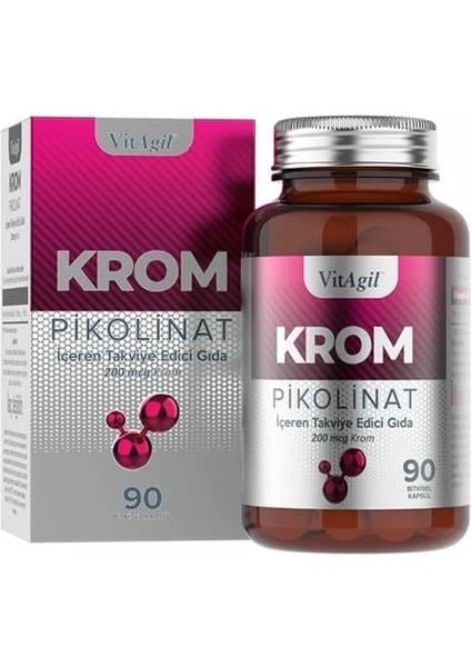 Vitagil Krom Pikolinat 90 Kapsül-VitAgil