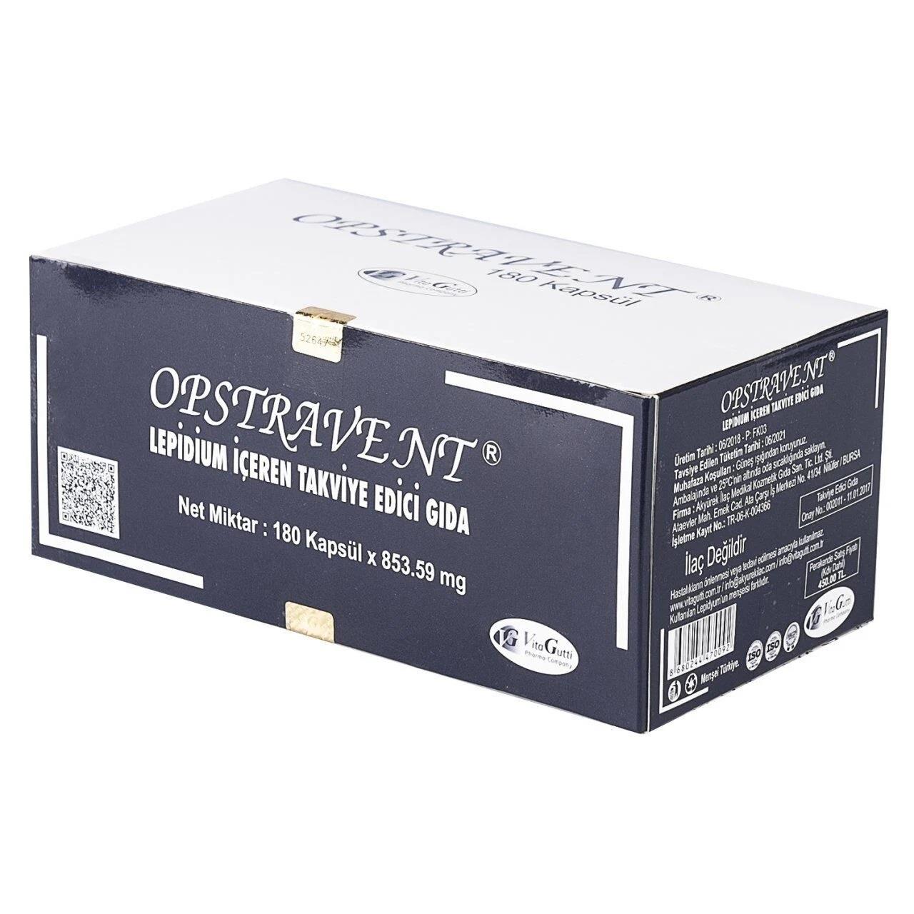 VitaGutti Opstravent 180 Kapsül-VitaGutti