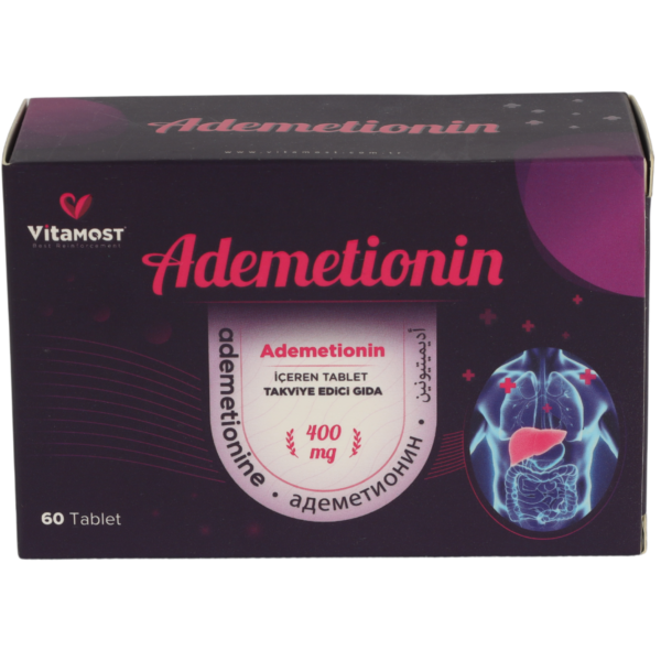 Vitamost Ademetionin 400 mg 60 Tablet-VitaMost