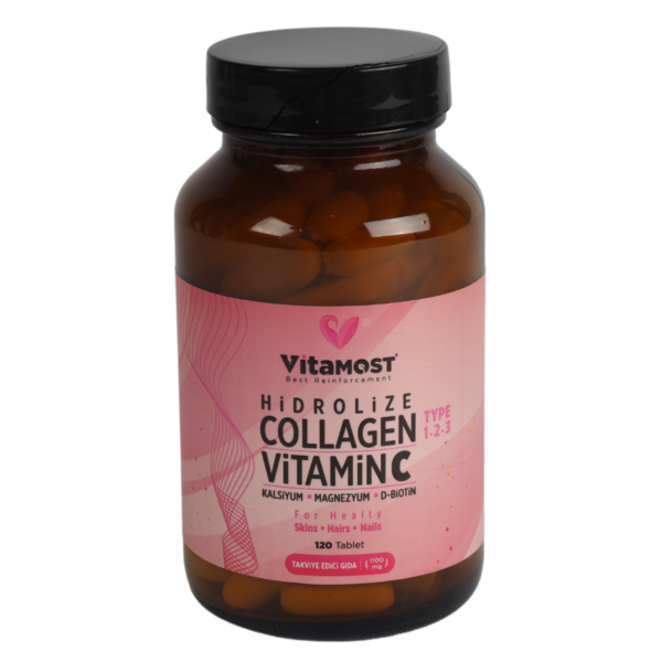 Vitamost Collagen TIPI-II-III Vitamin C 120 Tablet-VitaMost