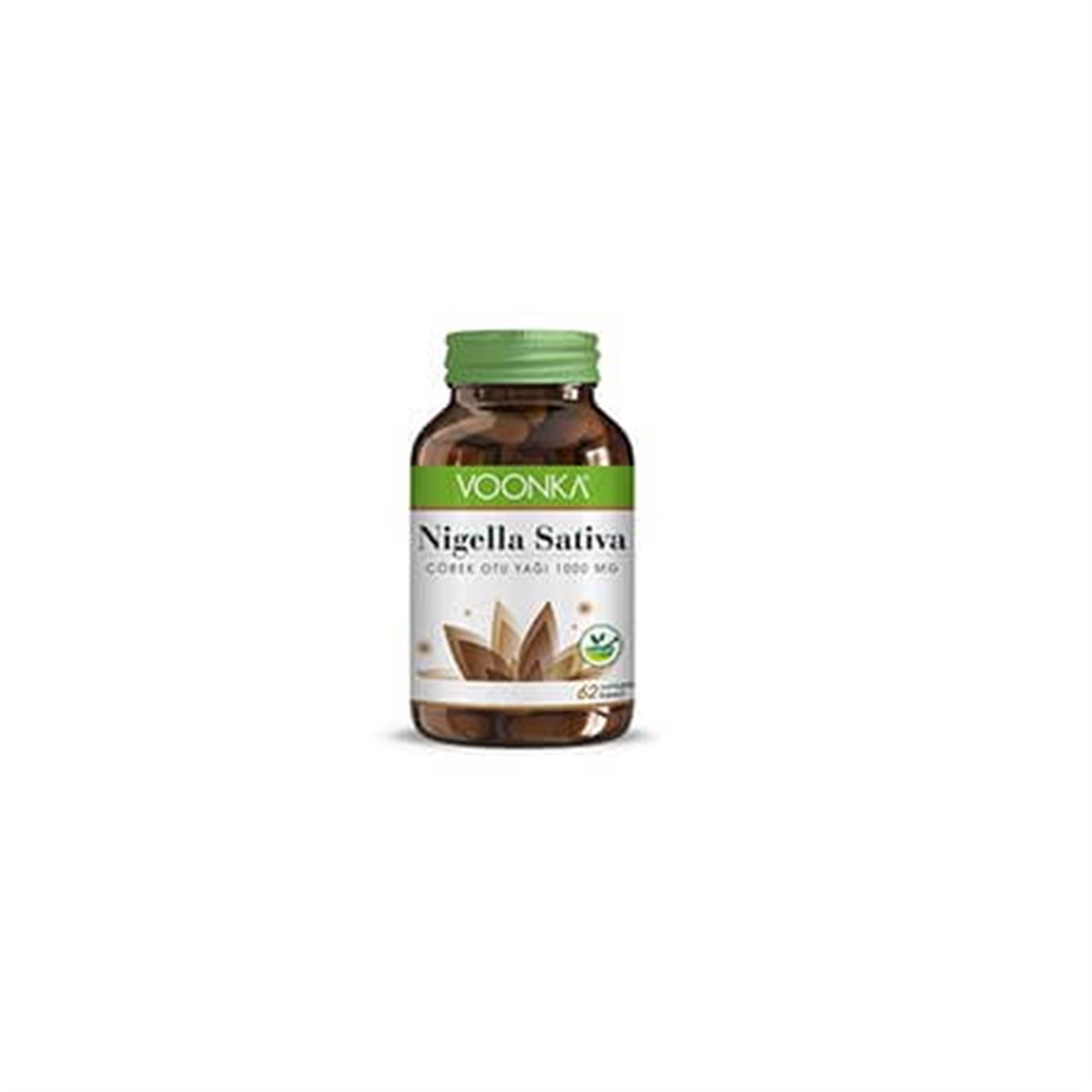 Voonka Nigella Sativa Çörek Otu Yağı 1000Mg 62 Yumuşak Kapsül-Voonka