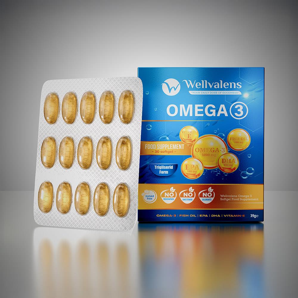 Wellvalens Omega-3 30 Softgel-Wellvalens