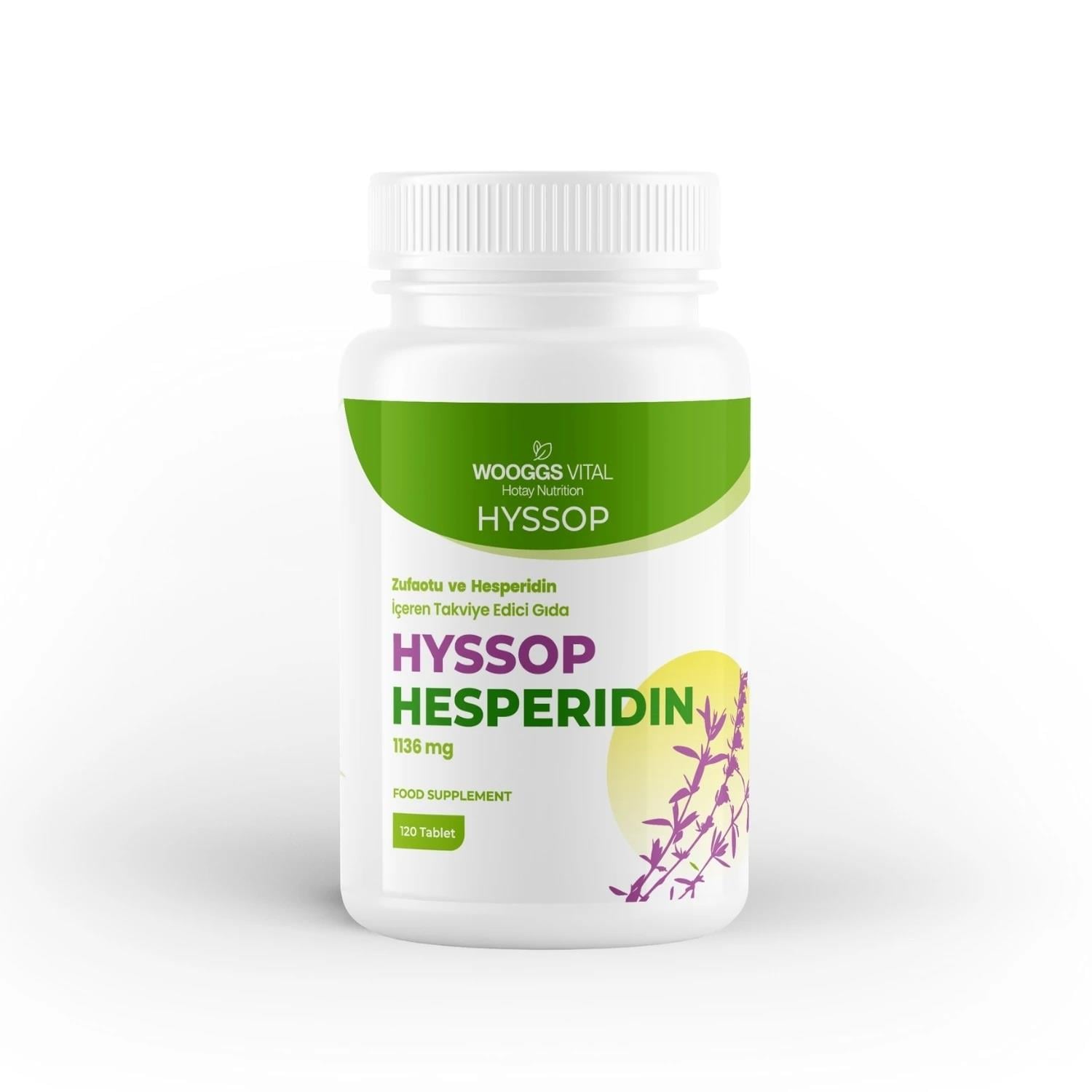 Wooggs Vital Hyssop Zufaotu ve Hesperidin 120 Tablet-Wooggs Vital