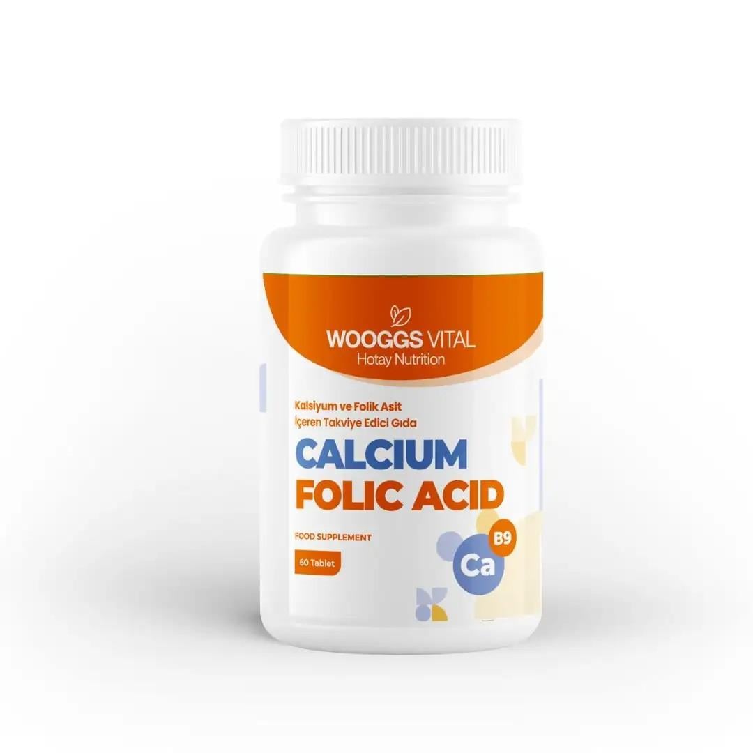 Wooggs Vital Kalsiyum ve Folik Asit İteg 60 Tablet-Wooggs Vital