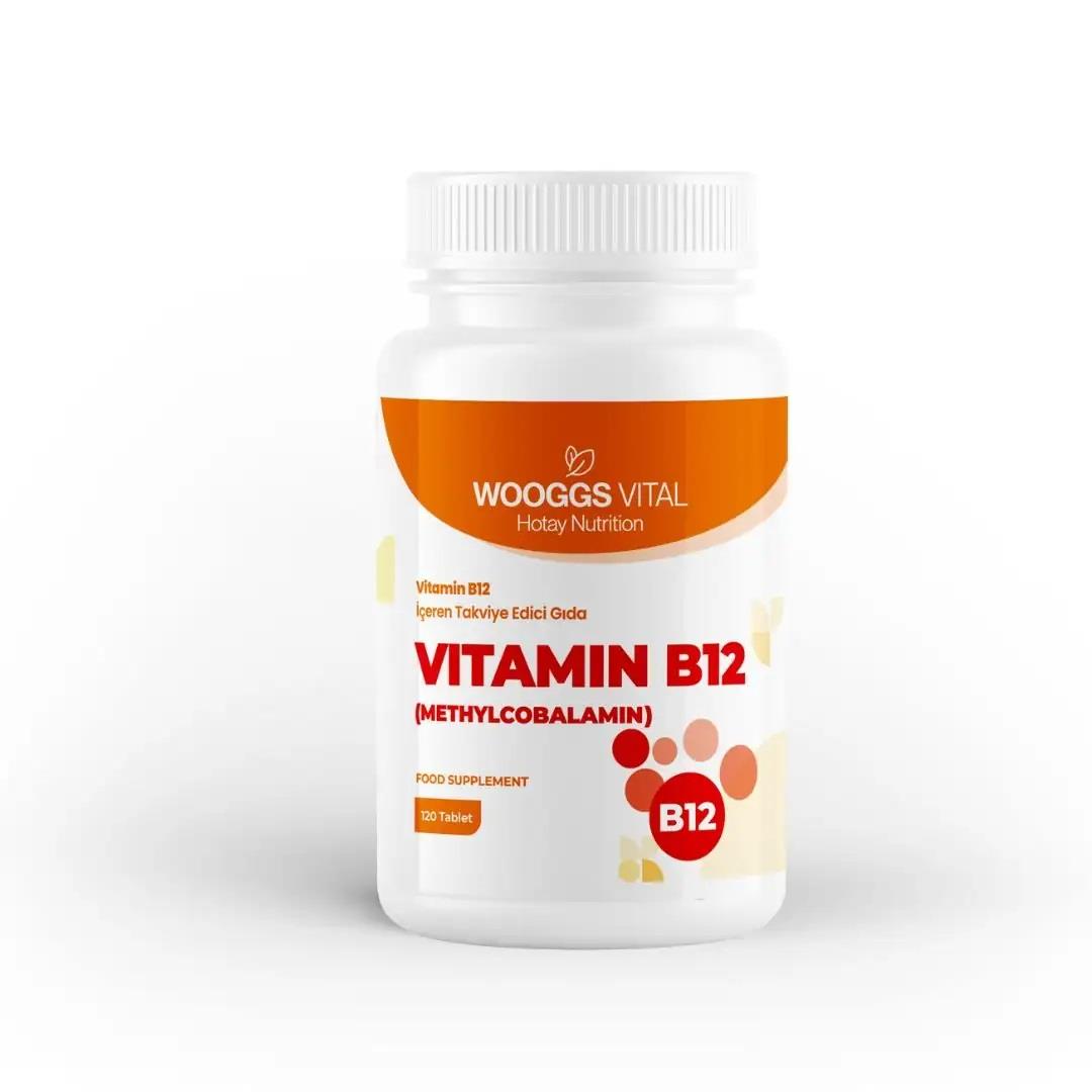 Wooggs Vital Vitamin B12 İteg 120 Tablet-Wooggs Vital