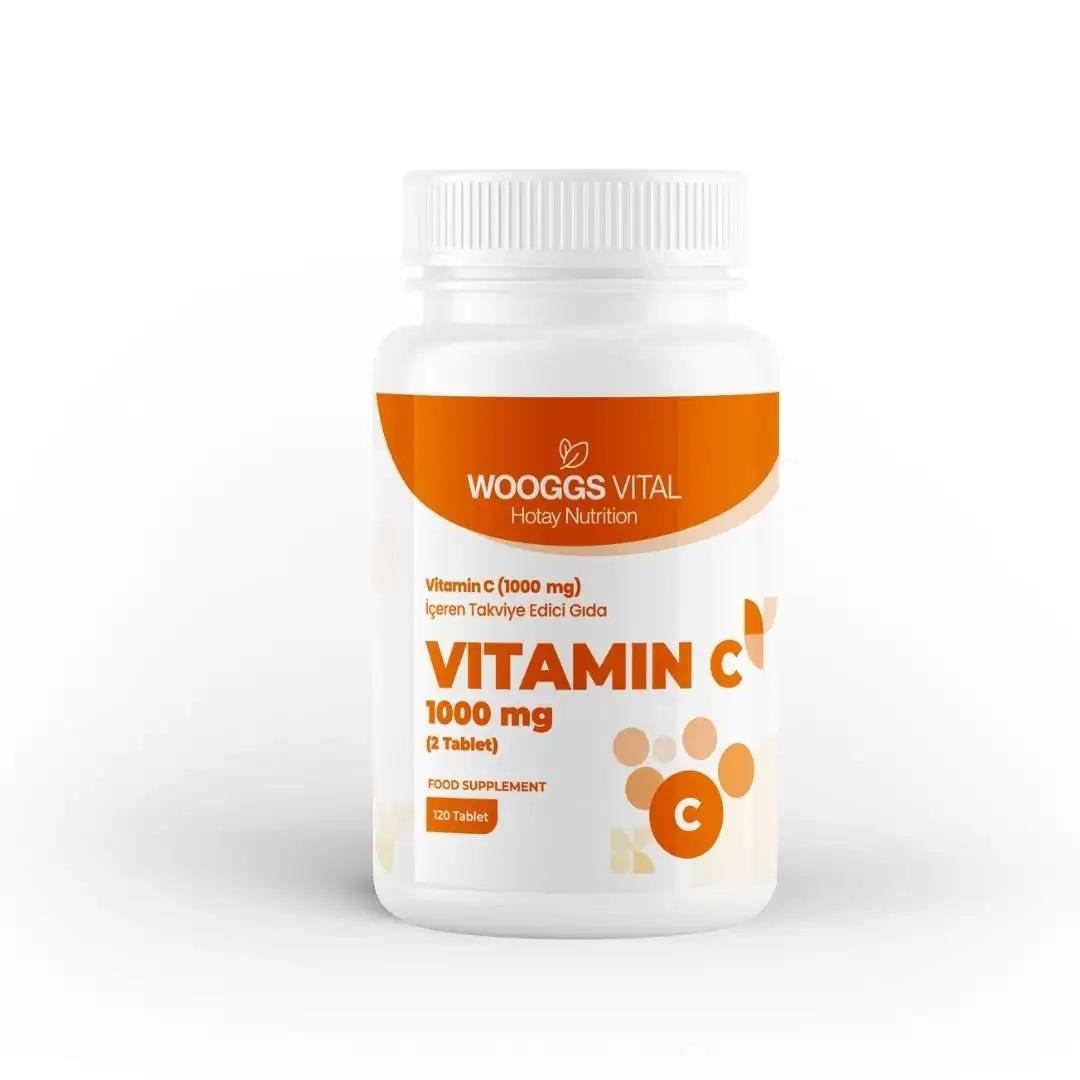 Wooggs Vital Vitamin C 1000 mg 120 Tablet-Wooggs Vital