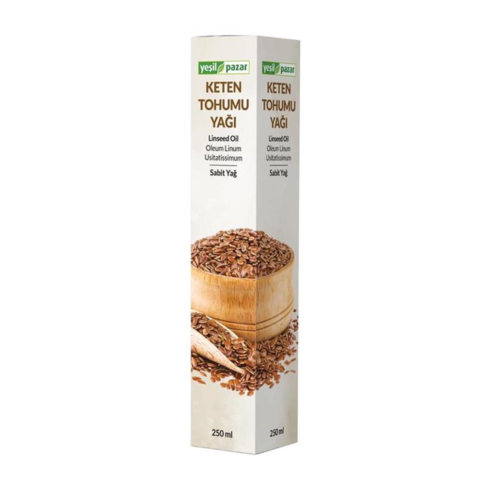 Yeşil Pazar Keten Tohumu Yağı 250 ML