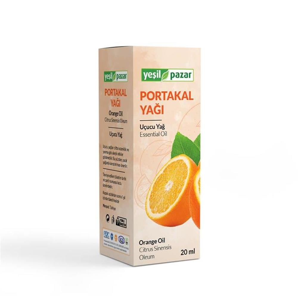 Yeşil Pazar Portakal Yağı 20 ML