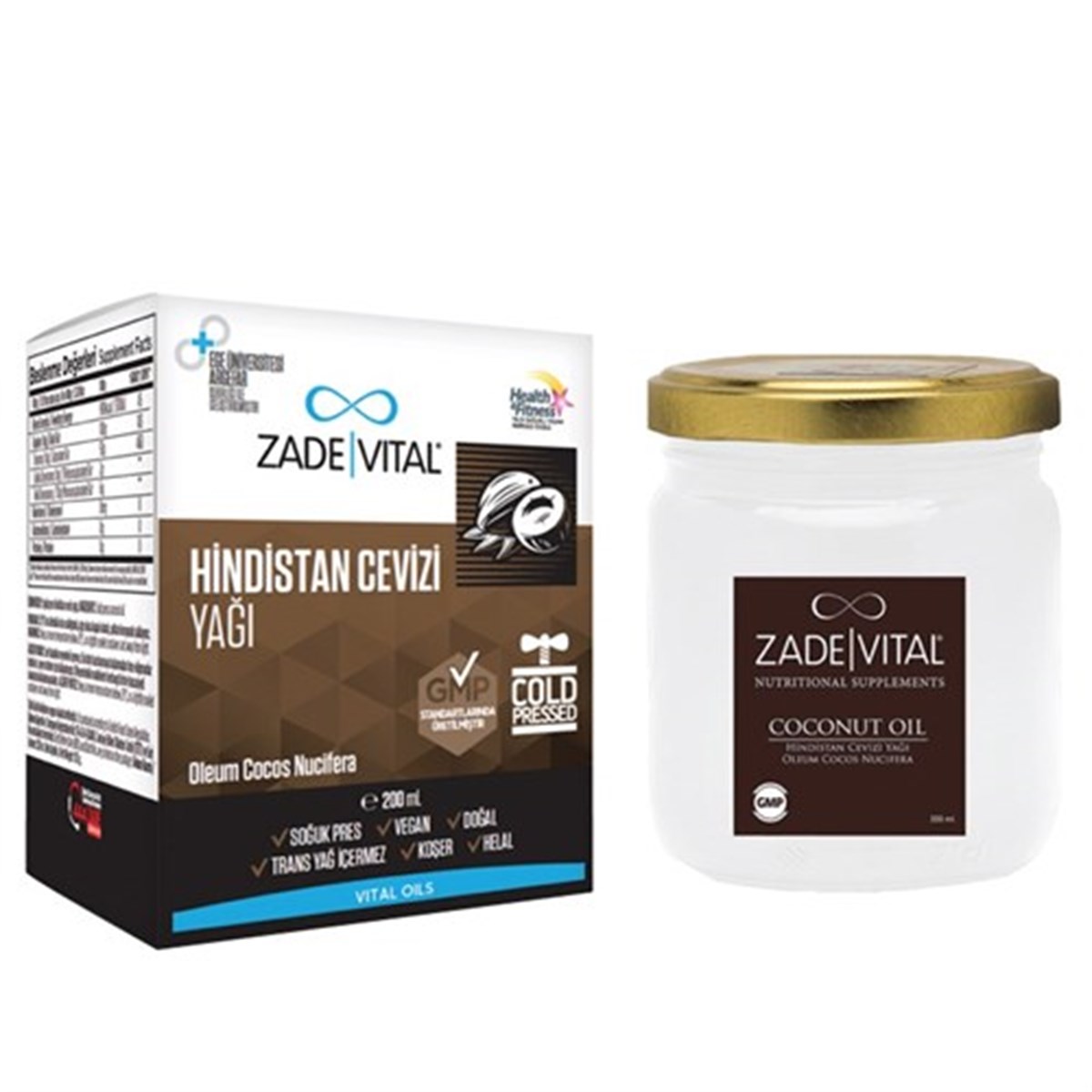 Zade Vital Hindistan Cevizi Yağı 200 Ml