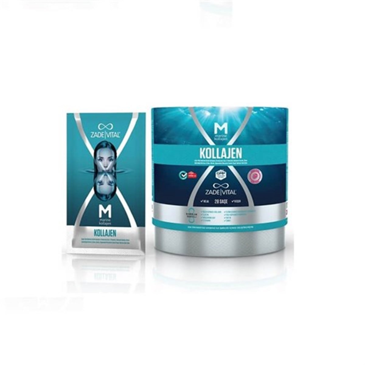 Zade Vital Marine Collagen + Hyaluronic Acid 28 Toz Saşe