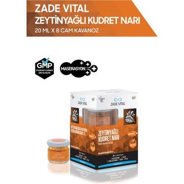 Zade Vital Zeytinyağılı Kudret Narı 20 Ml 8 Cam Kavanoz-Zade Vital