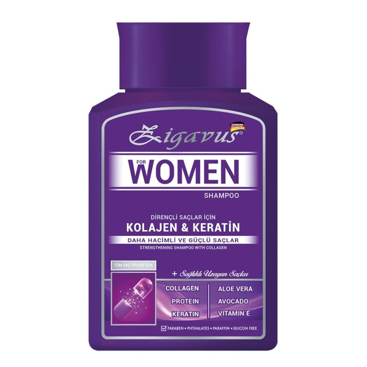 Zigavus Women Kolajen Keratin Şampuan 300 ML