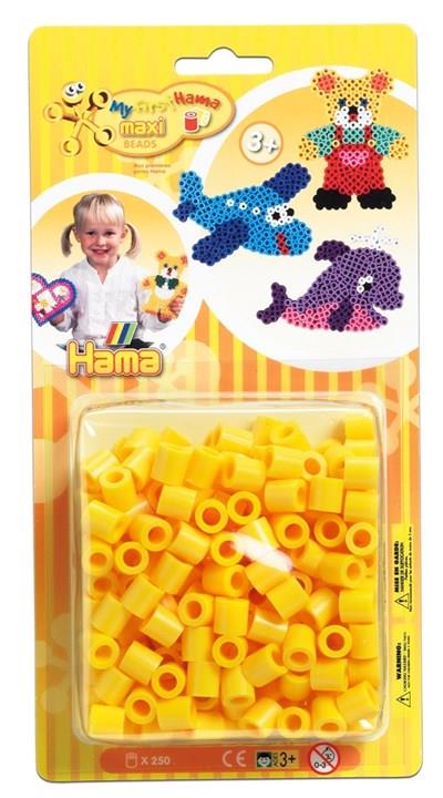 Hama Maxi Boncuk 250'lik Blister - Sarı