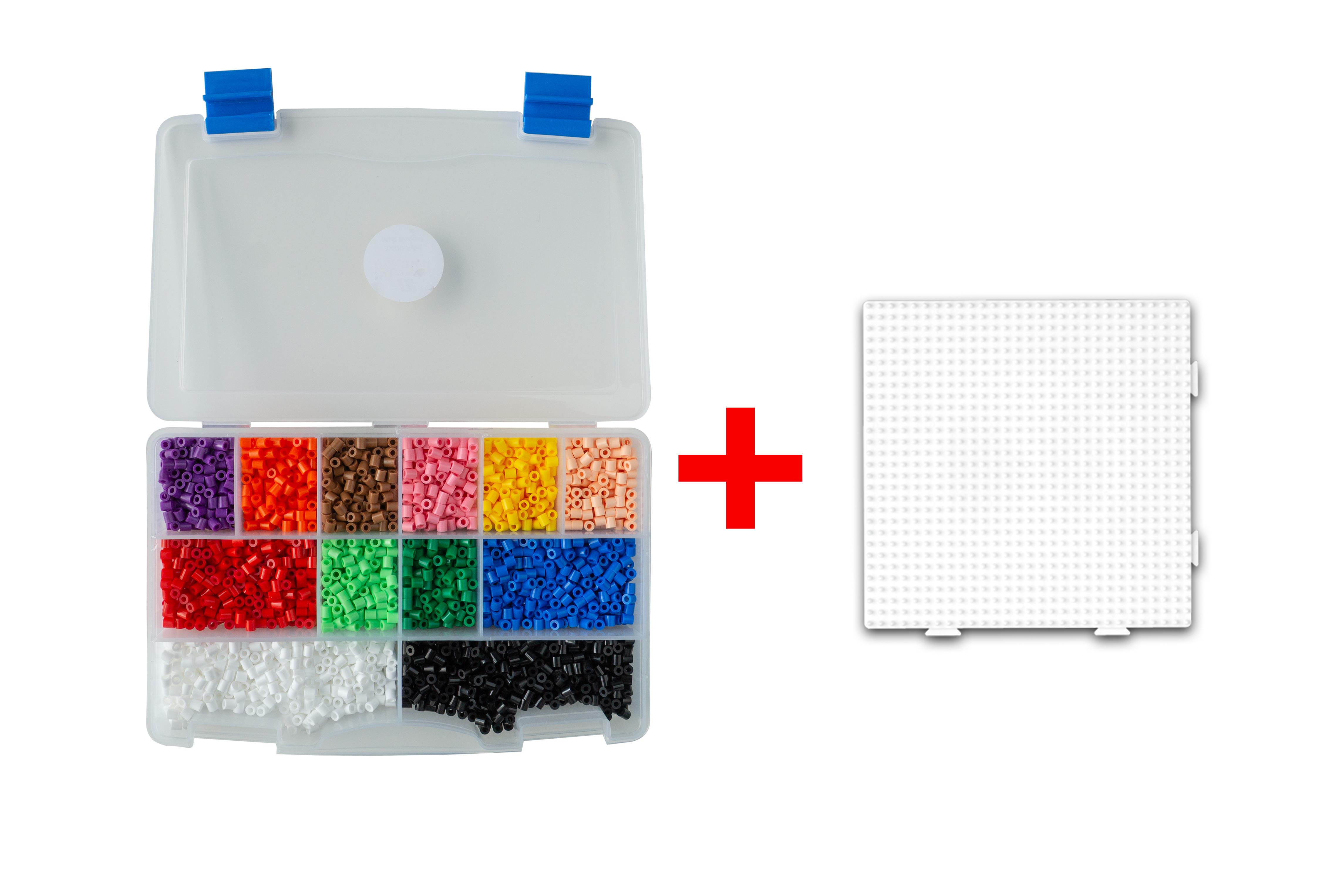 Hama Midi Boncuk Seti 3.400 ad + Büyük Kare Tabla