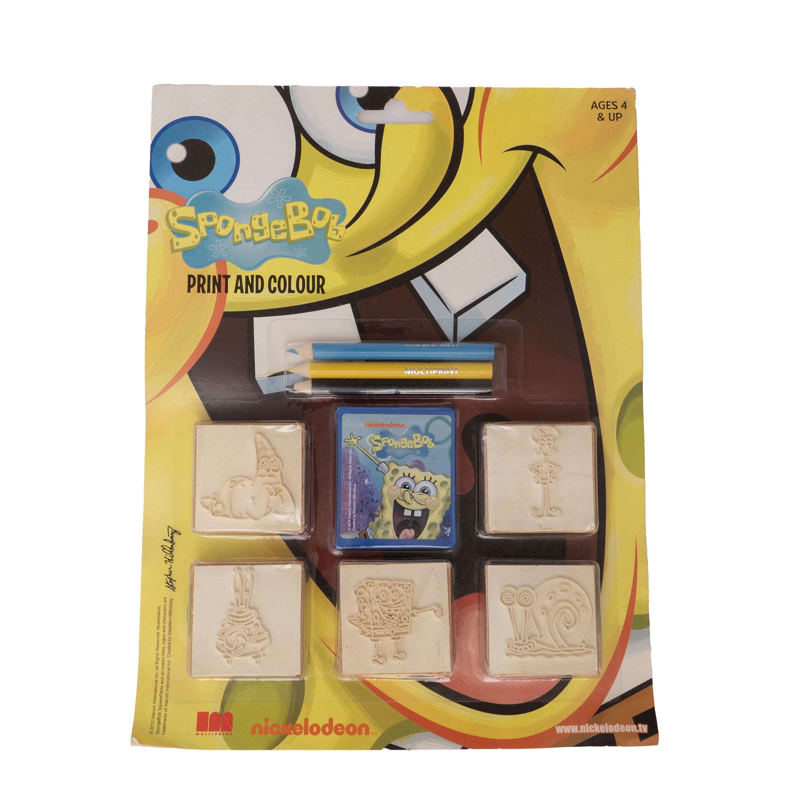 Multiprint Sponge Bob Baskı Seti