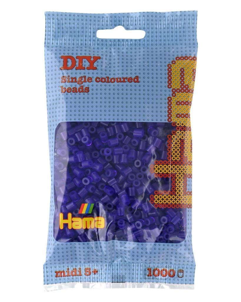 1.000'lik Hama Midi Boncuk - Şeffaf Mor