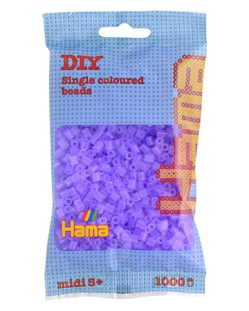 1.000'lik Hama Midi Boncuk - Şeffaf Lila