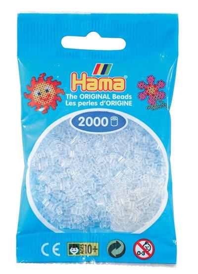 2.000'lik Hama Mini Boncuk - Şeffaf