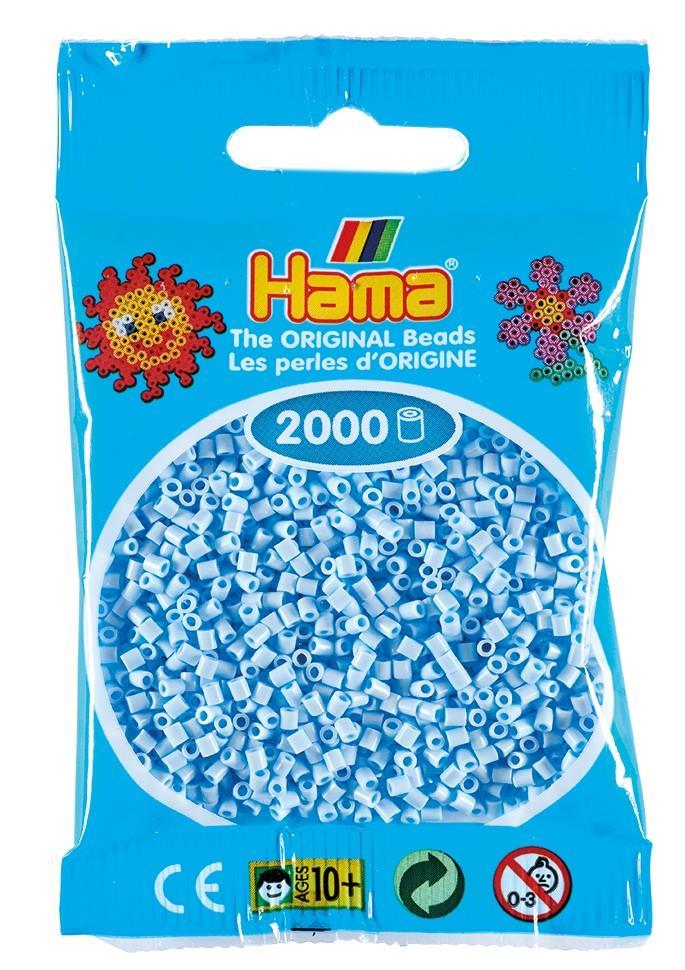 2.000'lik Hama Mini Boncuk - Açık Mavi