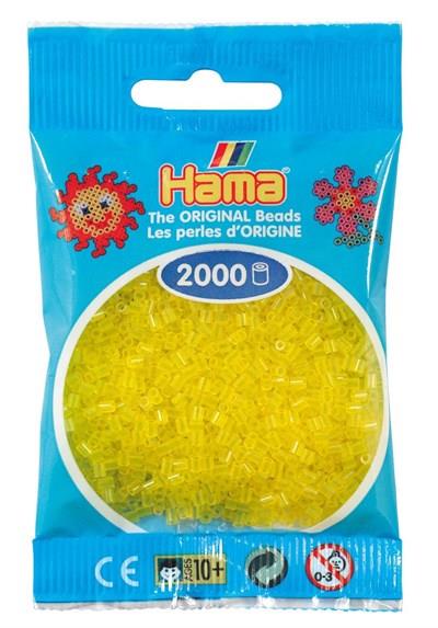 2.000'lik Hama Mini Boncuk - Şeffaf Sarı