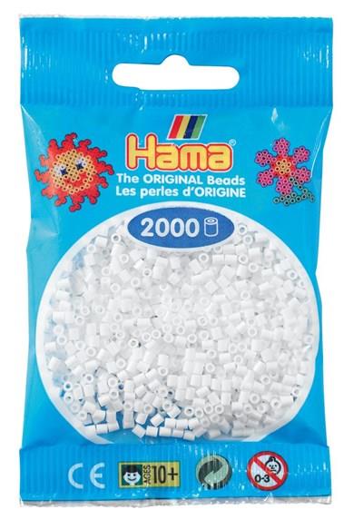 2.000'lik Hama Mini Boncuk - Beyaz