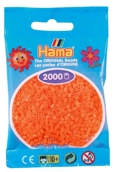 2.000'lik Hama Mini Boncuk - Floresan Turuncu