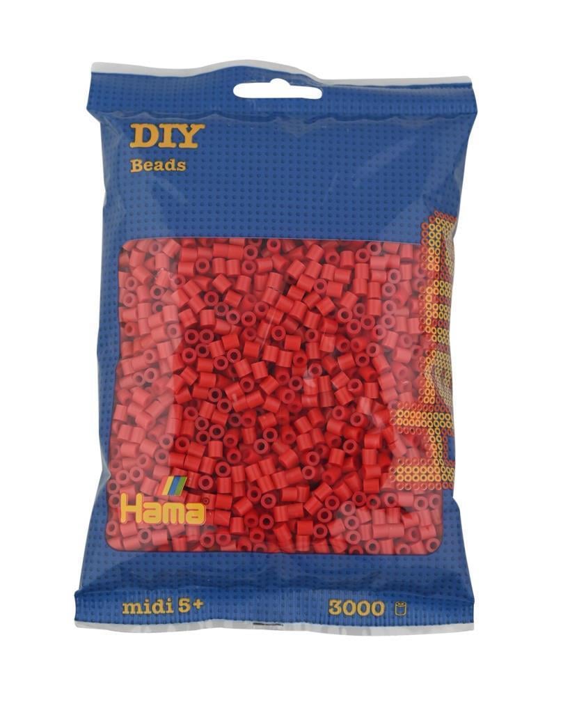 3.000'lik Hama Midi Boncuk - Kırmızı