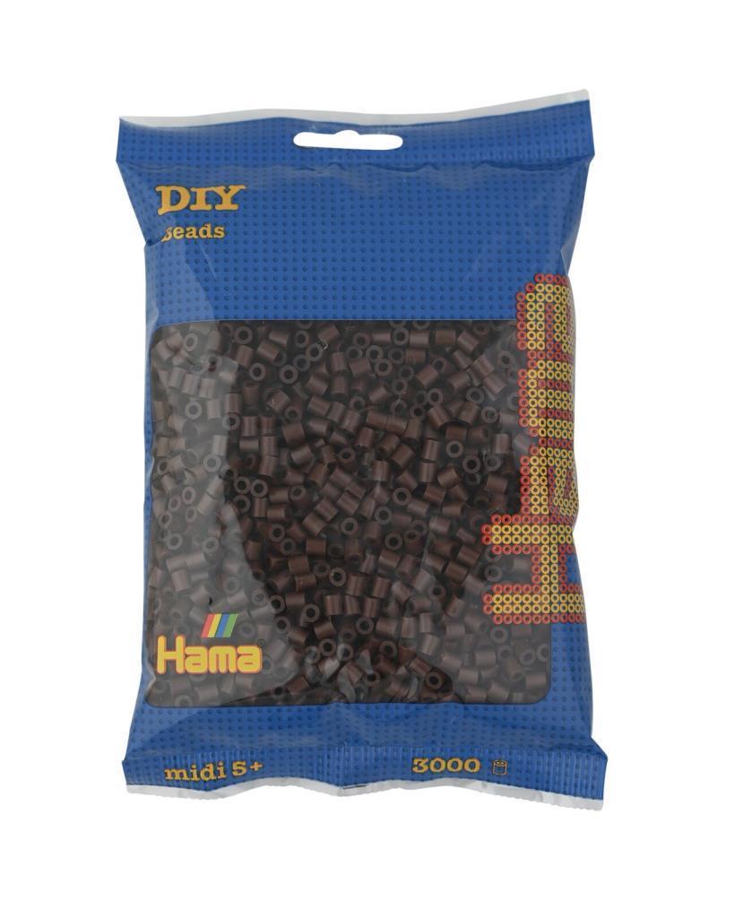 3.000'lik Hama Midi Boncuk - Koyu Kahverengi