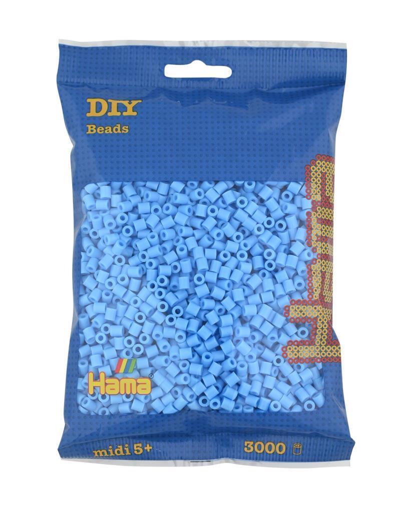 3.000'lik Poşet Hama Midi - Pastel Mavi