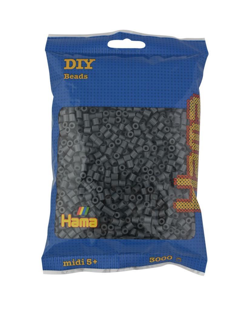 3.000'lik Hama Midi Boncuk - Koyu Gri