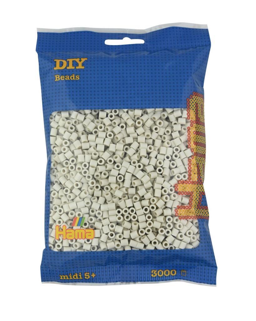 3.000'lik Hama Midi Boncuk - Dumanlı Beyaz