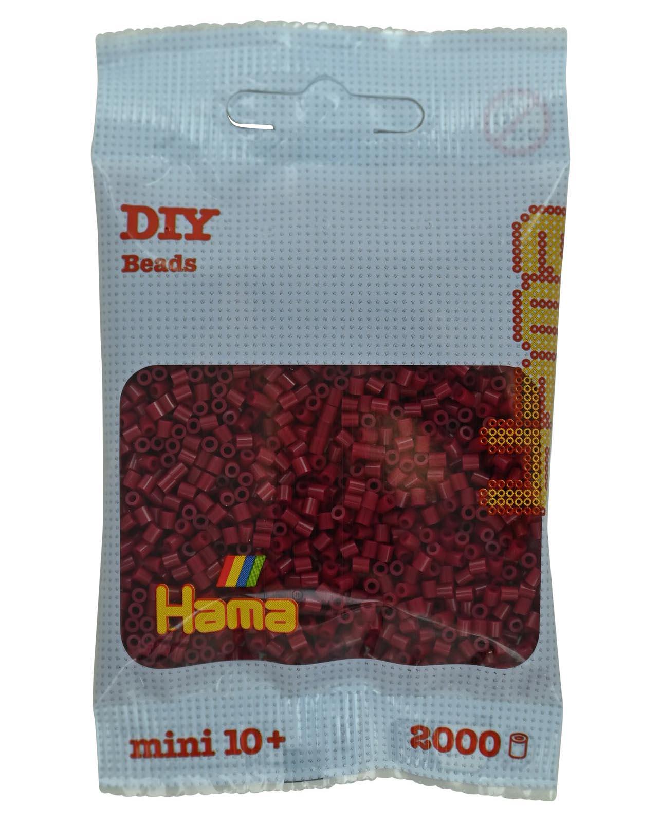 Hama Mini Boncuk 2000'lik - Şarap Kırmızısı