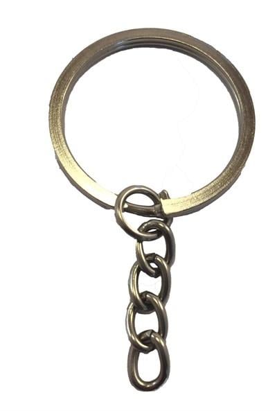 Zincirli Anahtarlık Ucu - 3cm - 5 Adet