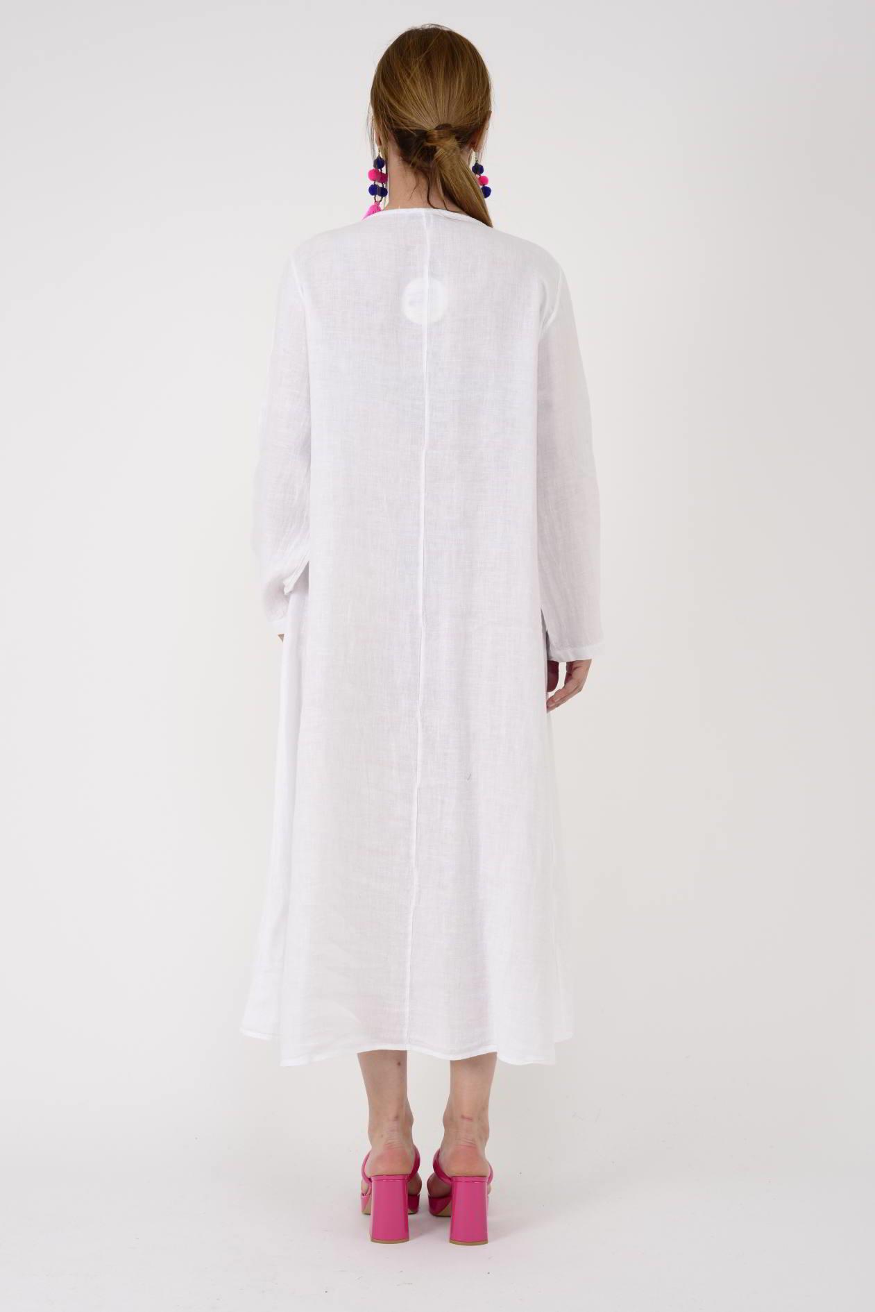 102181 LADİ KETEN ELBİSE