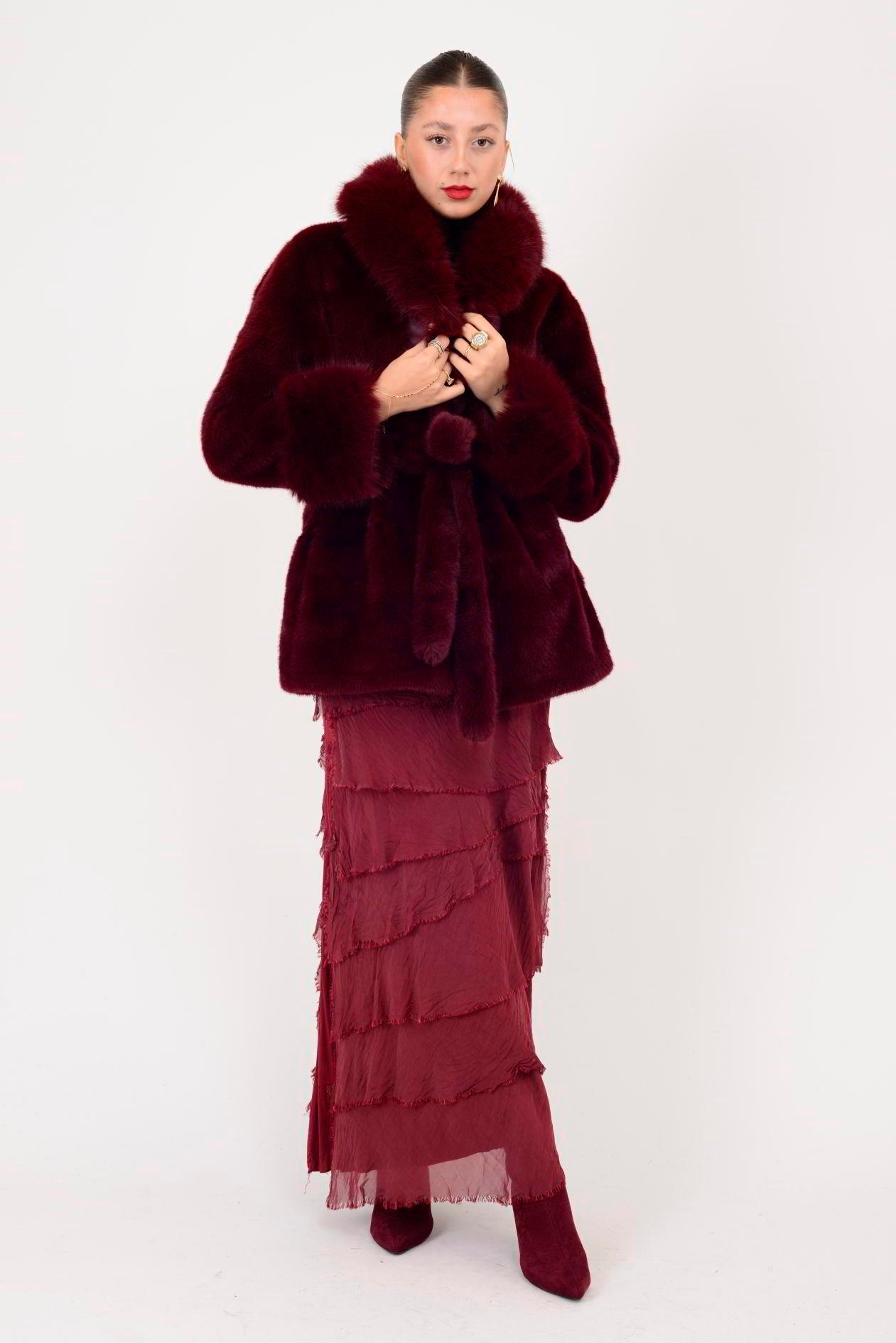 18400 VIOLA KEMER DETAYLI KÜRK