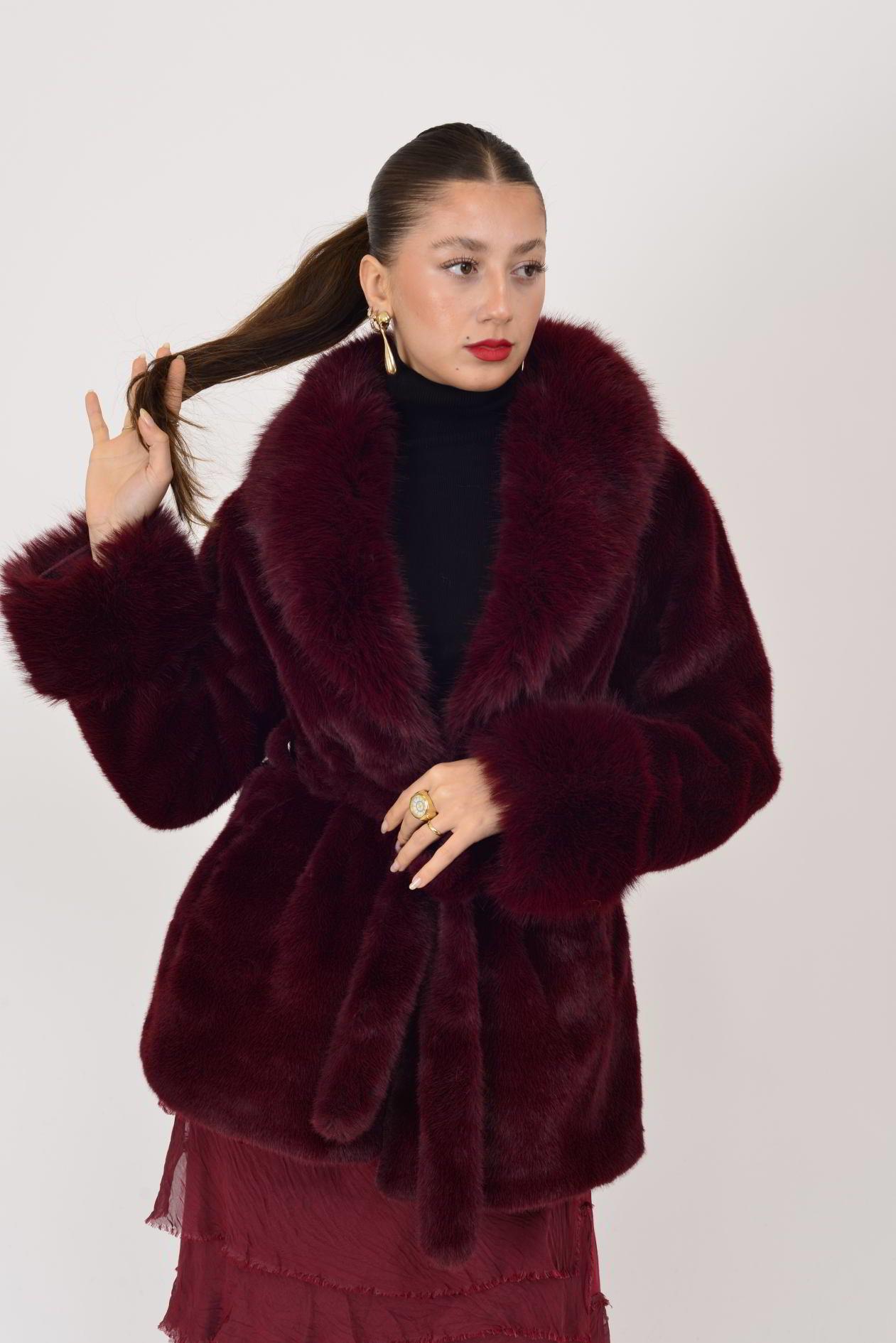 18400 VIOLA KEMER DETAYLI KÜRK