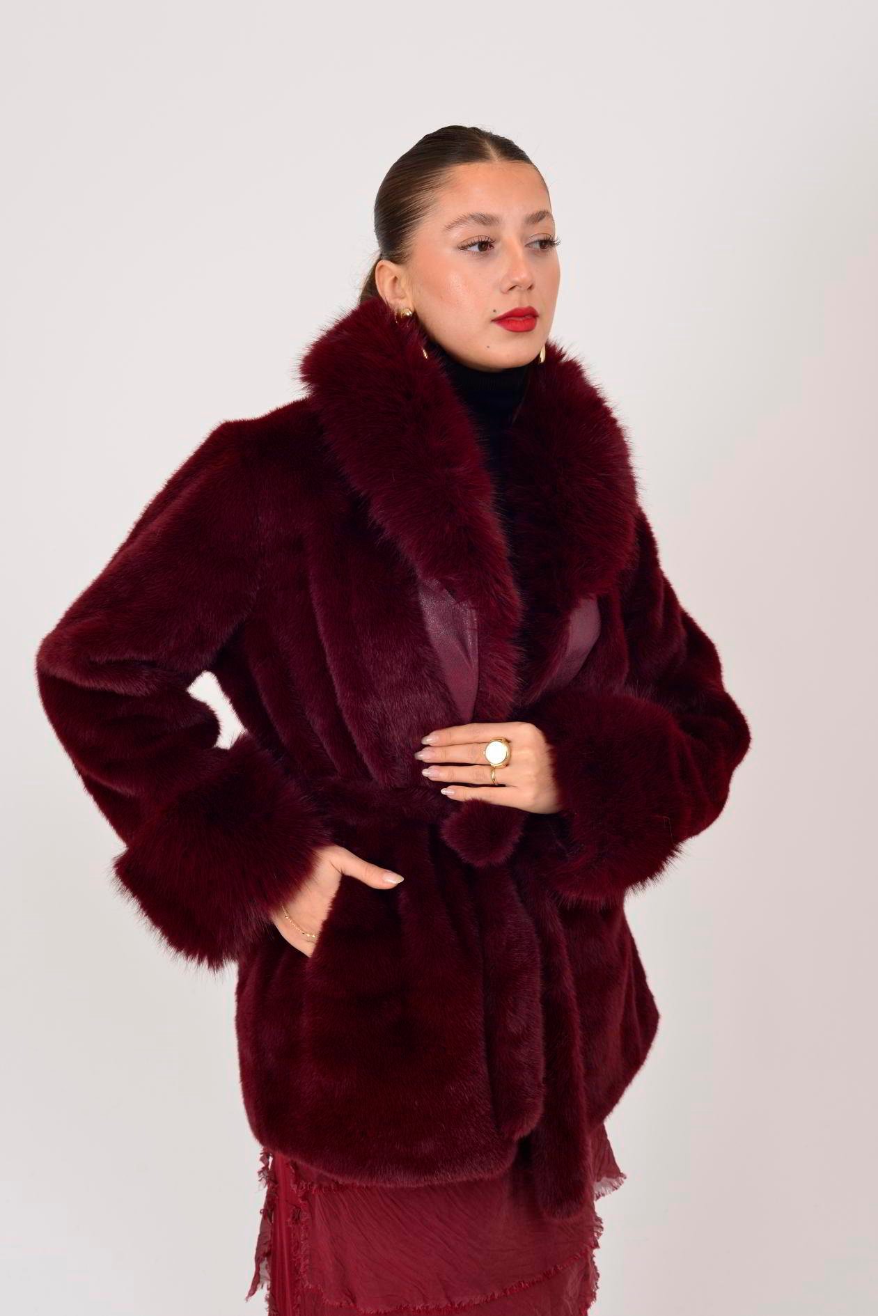 18400 VIOLA KEMER DETAYLI KÜRK