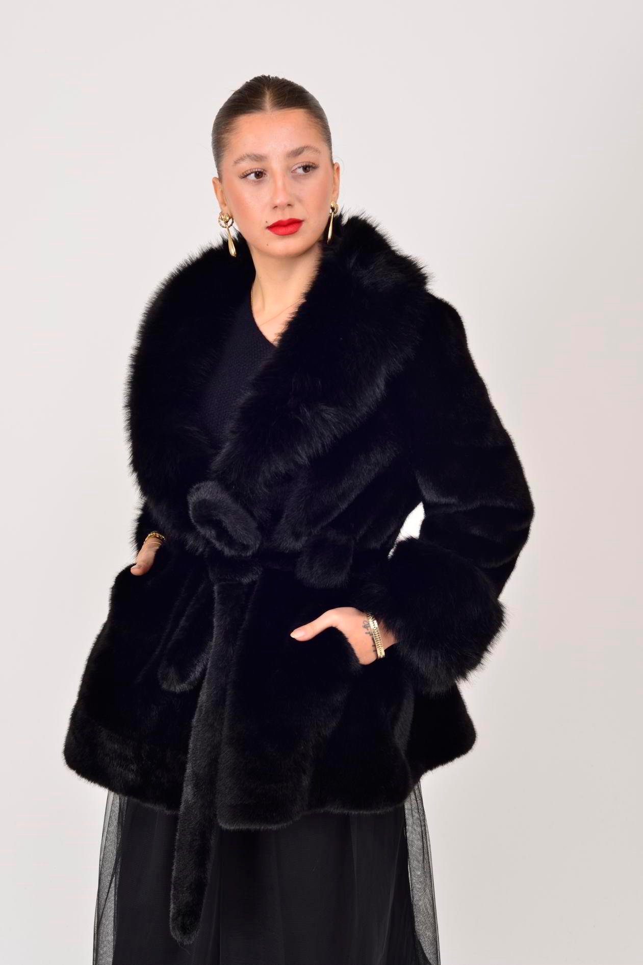 18400 VIOLA KEMER DETAYLI KÜRK