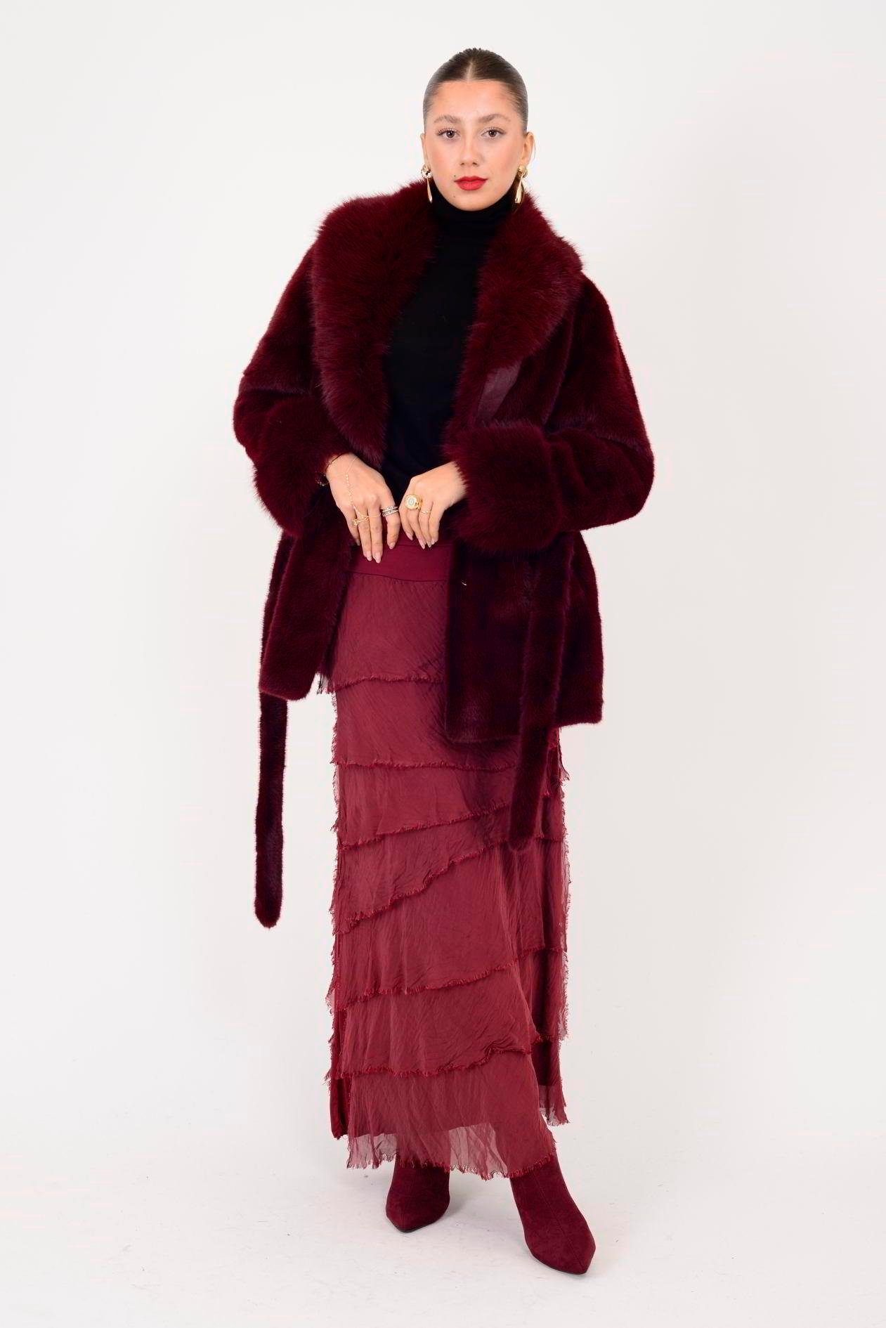 18400 VIOLA KEMER DETAYLI KÜRK