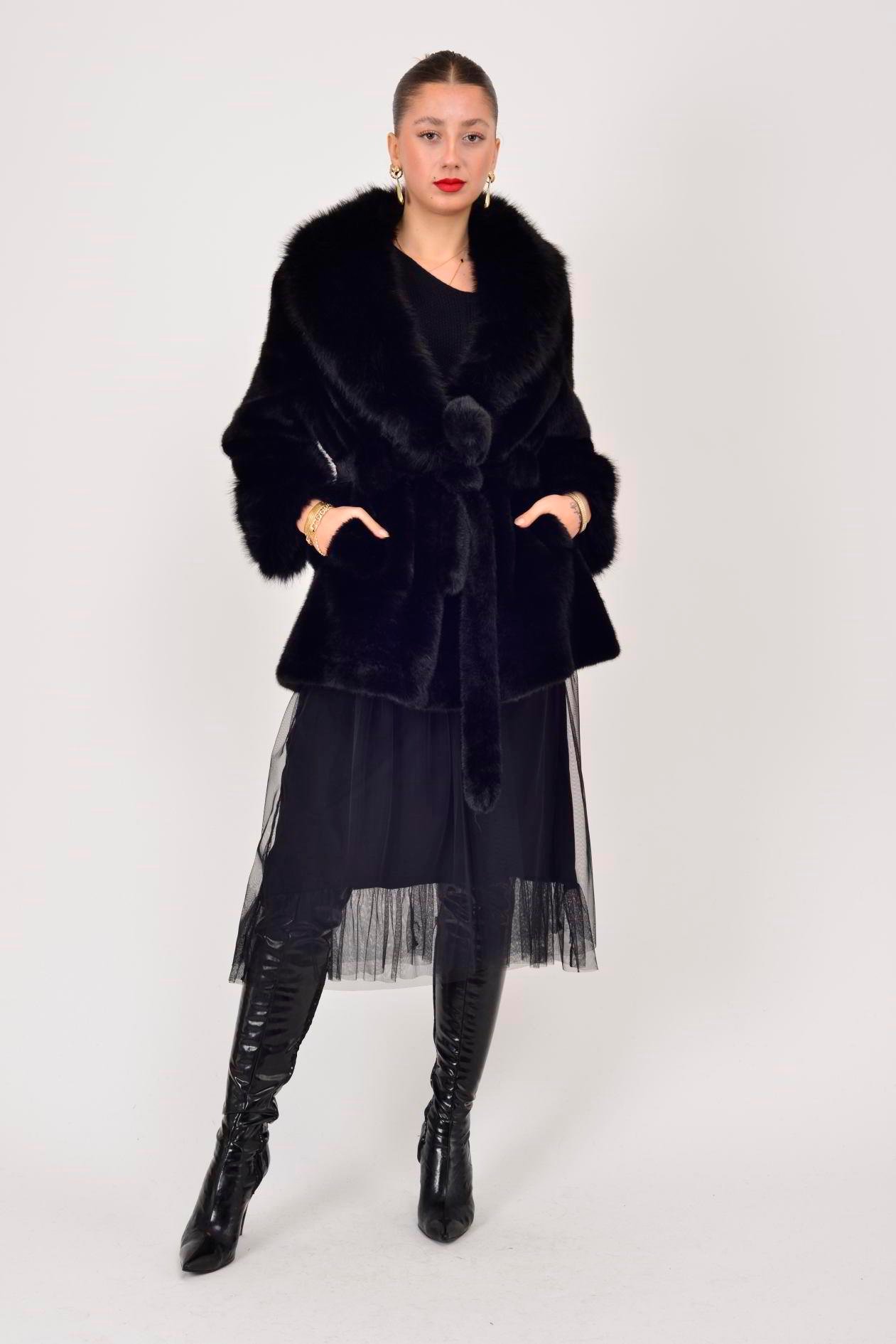 18400 VIOLA KEMER DETAYLI KÜRK