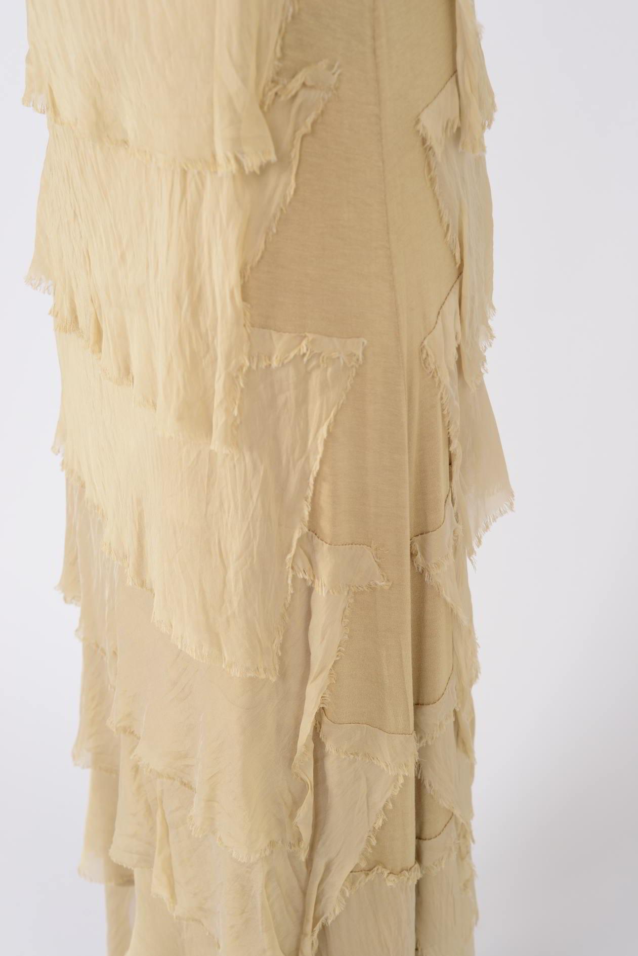 2031 KAT KAT İPEK ELBİSE