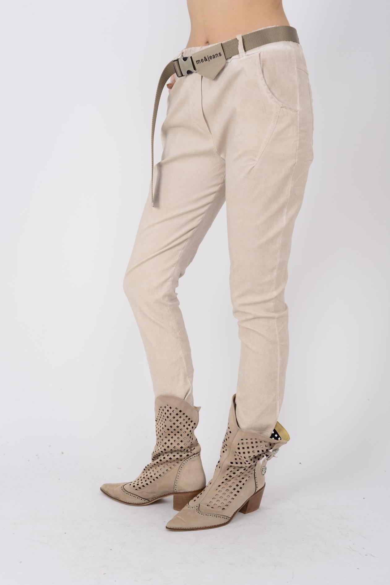 21668 KEMER DETAYLI GABARDİN PANTOLON